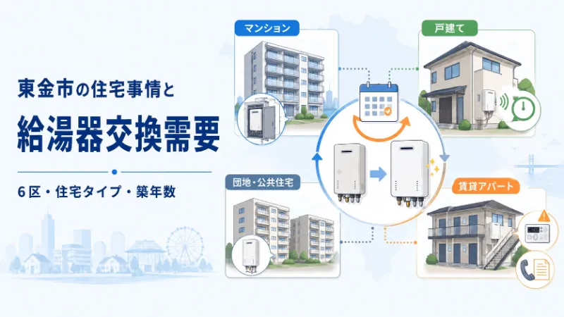 東金市の住宅事情と給湯器交換需要