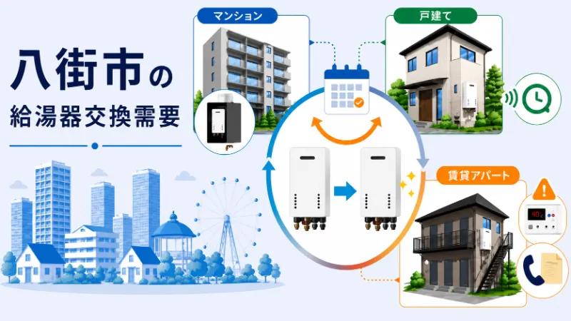 八街市の住宅事情と給湯器交換需要