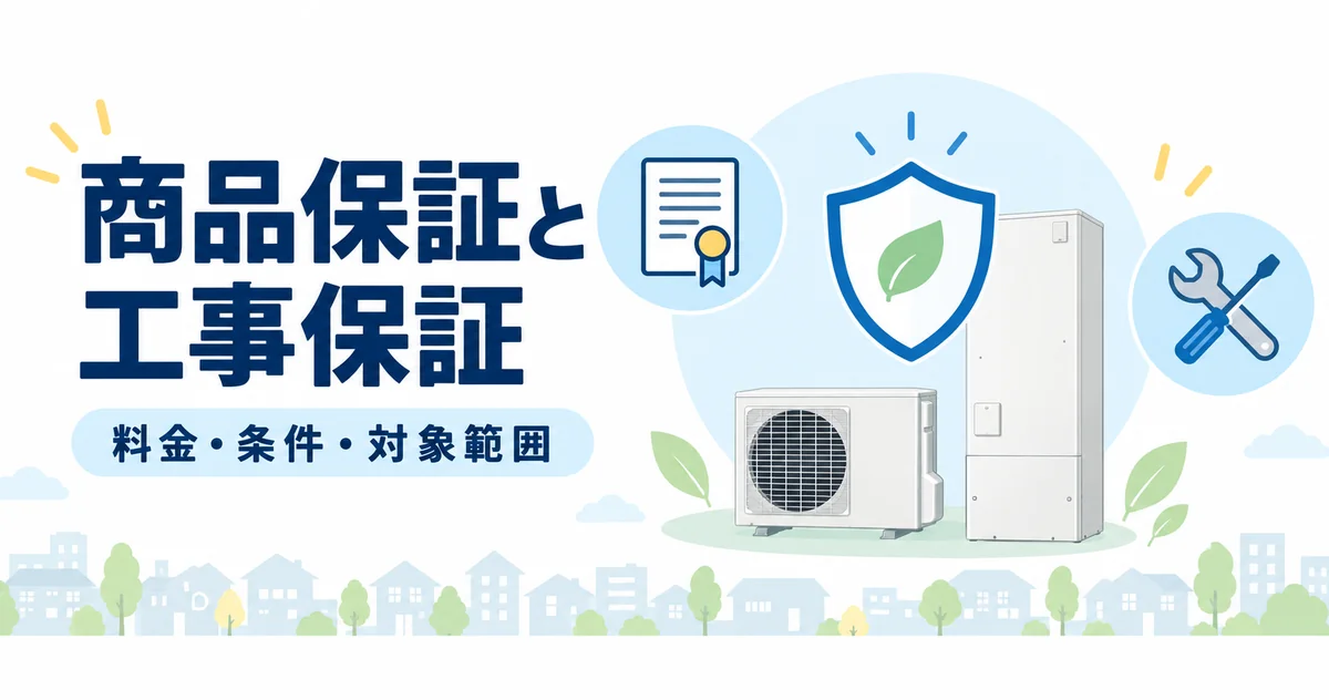 公開資料で分かる保証条件を比較のイラスト